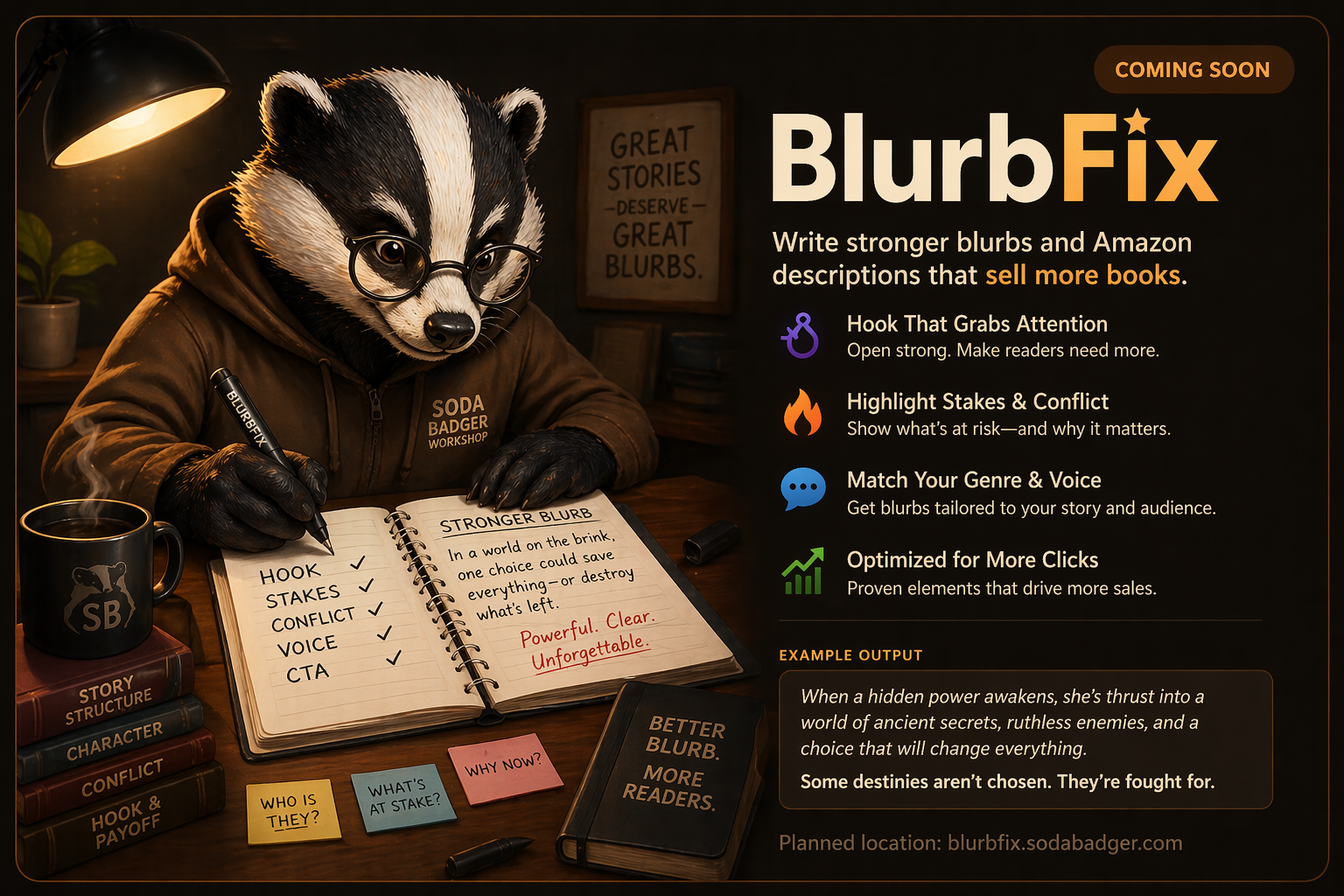 BlurbFix coming soon